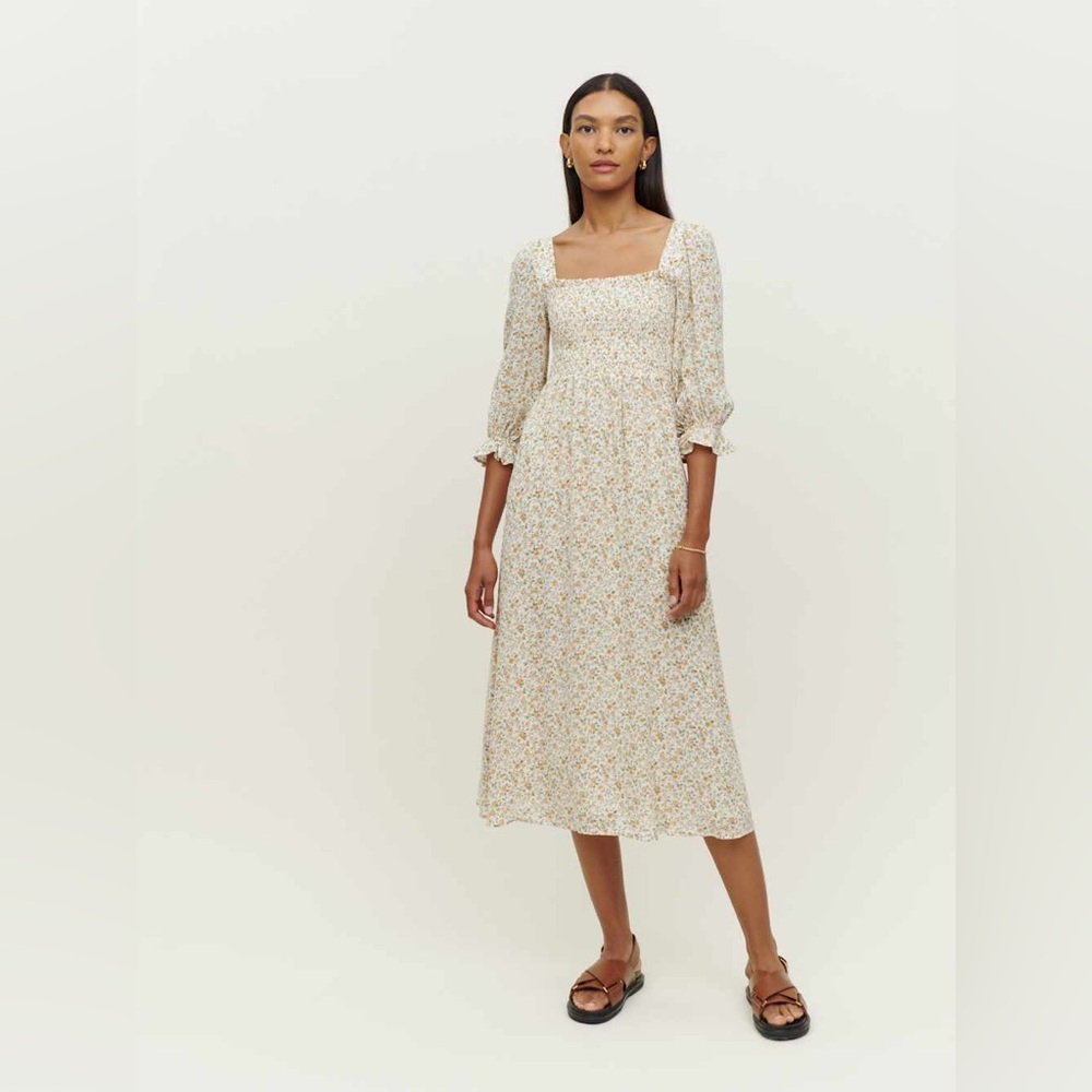 Reformation Fable Dress Lima - Size XS